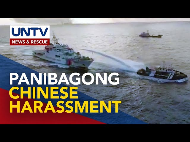 ⁣Ilang barko ng Pilipinas sa Bajo de Masinloc, muling nakaranas ng harassment sa mga Chinese