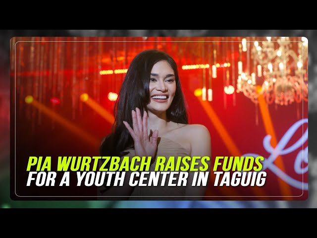 ⁣Pia Wurtzbach raises funds for a youth center in Taguig | ABS-CBN News