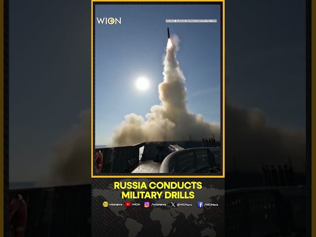 ⁣Russia Conducts Military Drills Involving Hypersonic Missiles In Mediterranean Sea | WION Shorts