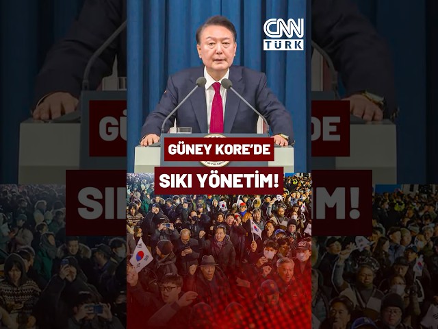 ⁣Güney Kore Sıkı Yönetim İlan Etti! Güney Kore Parlamentosu Acil Toplandı