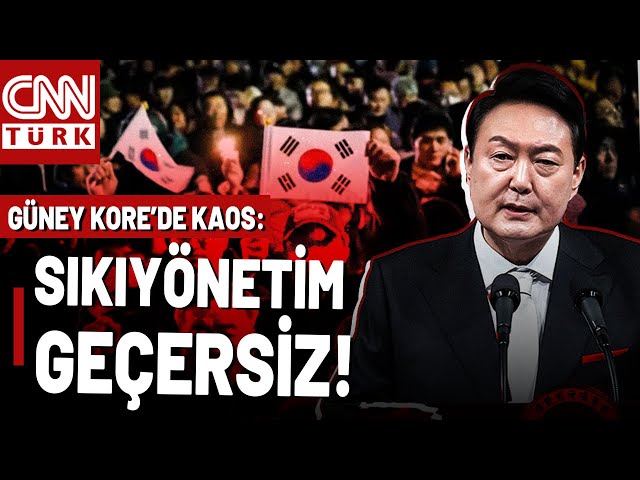 ⁣Güney Kore'de 50 Yıl Sonra Sıkıyönetim İlanı! Bakanlar Kurulu Oyladı: Sıkıyönetim Kararı Geçers