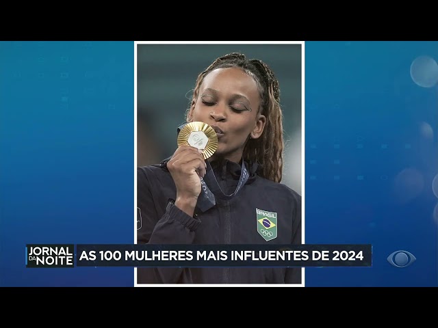 ⁣Rebeca Andrade entra na lista das 100 mulheres mais influentes de 2024