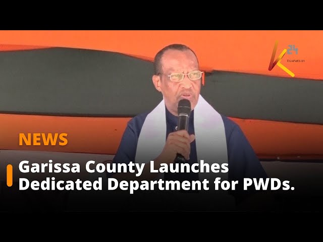 ⁣Garissa Governor Jama commits to empowering PWDs through employment.