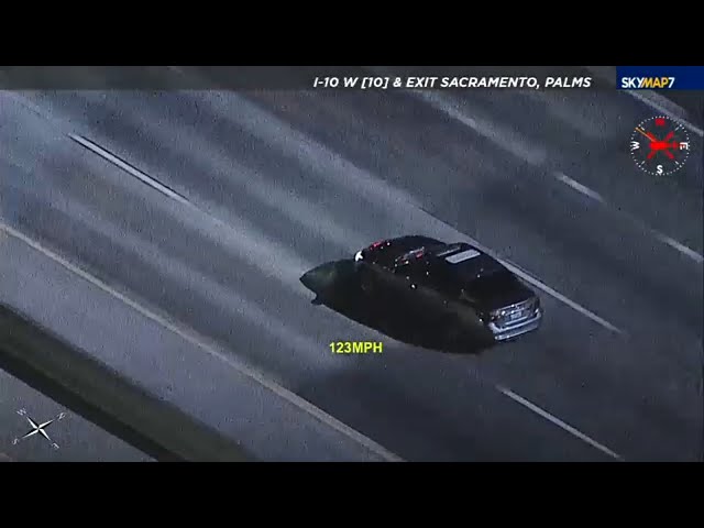 ⁣FULL CHASE: Suspect drives over 100 mph from DTLA to Santa Monica