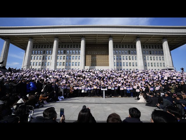 ⁣S. Korea's opposition to submit motion to impeach President Yoon