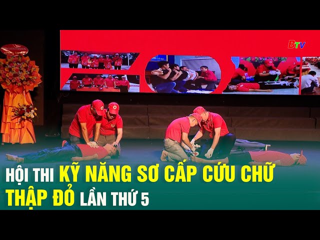 ⁣Hội thi kỹ năng sơ cấp cứu Chữ thập đỏ lần thứ 5