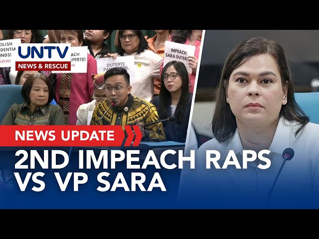 ⁣VP Sara Duterte to face another impeachment complaint | December 4, 2024