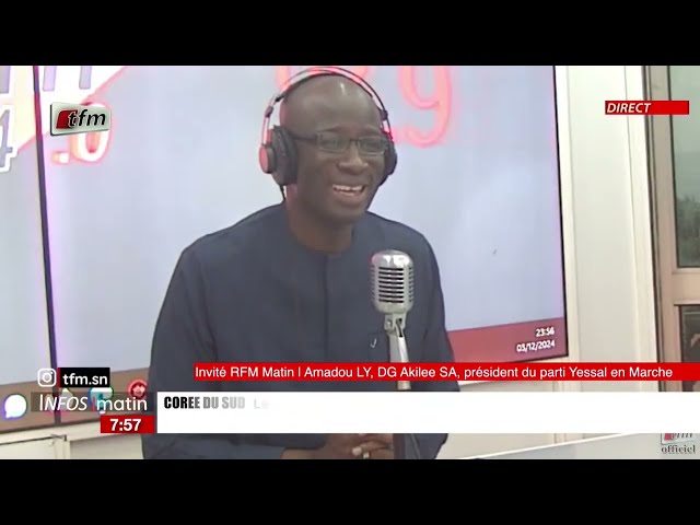 ⁣l´invite de la rfm matin | Amadou LY, DG Akilee SA, président du parti Yessal en Marche