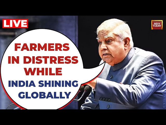 ⁣VP Jagdeep Dhankhar Expresses Concern Over Farmer Distress |  Why Are Farmers Stressed: Dhankhar