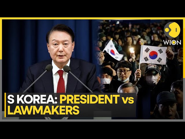 ⁣South Korean Opposition Parties Submit Bill To Impeach President | World News | WION