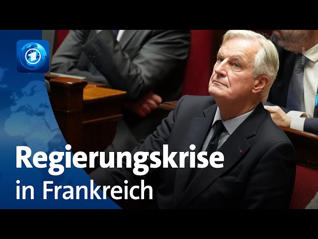 ⁣Misstrauensvoten gegen Frankreichs Premier Barnier