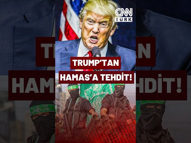 ⁣Trump'tan Hamas'a Tarihli Tehdit! "Cehennemi Yaşatacağım"