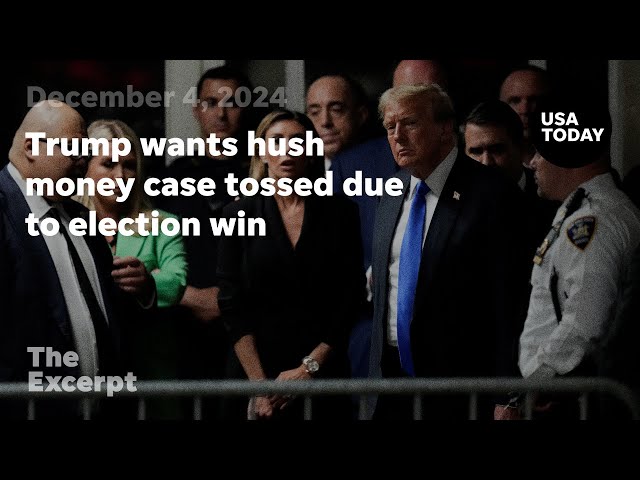 ⁣Trump wants hush money case tossed due to election win | The Excerpt