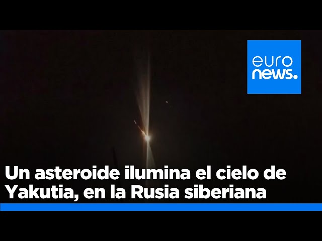 ⁣VÍDEO: La caída de un asteroide ilumina el cielo de la república siberiana rusa de Yakutia