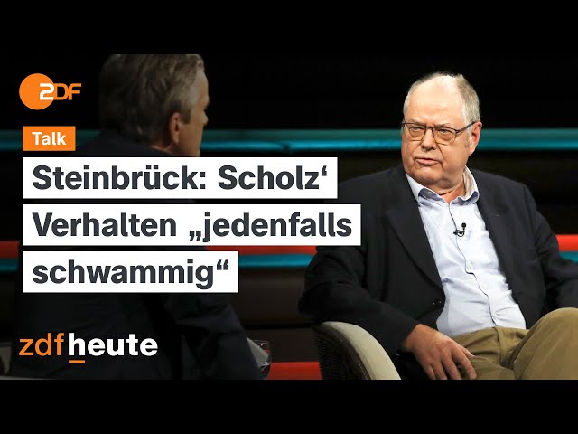 ⁣Verströmt Scholz Gefühle von Unsicherheit, Herr Steinbrück? | Markus Lanz vom 03. Dezember 2024