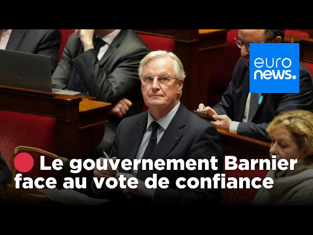 ⁣ EN DIRECT| L'Assemblée nationale vote la motion de censure contre le gouvernement Barnier