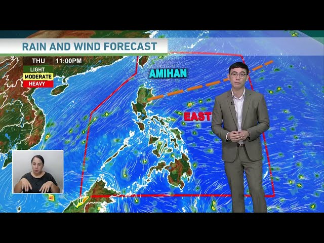 ⁣Shear line magpapaulan sa N. Luzon; thunderstorm posible sa ibang lugar