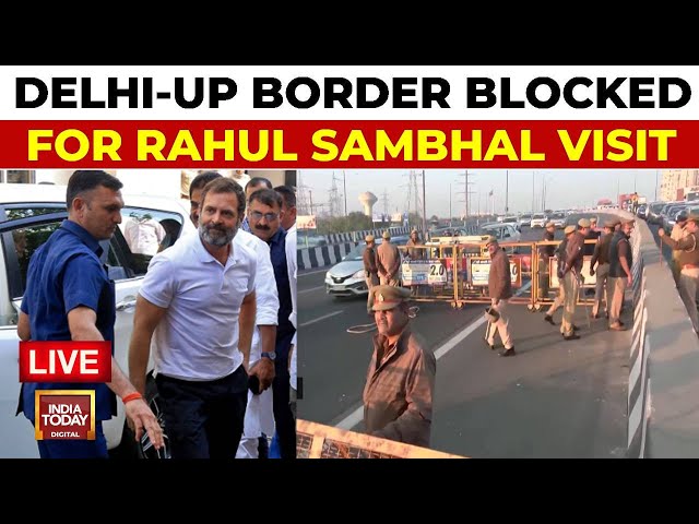 ⁣Sambhal Violence: Rahul Gandhi's Sambhal Yatra Blocked | Police Probe Pakistan Angle Behind Rio