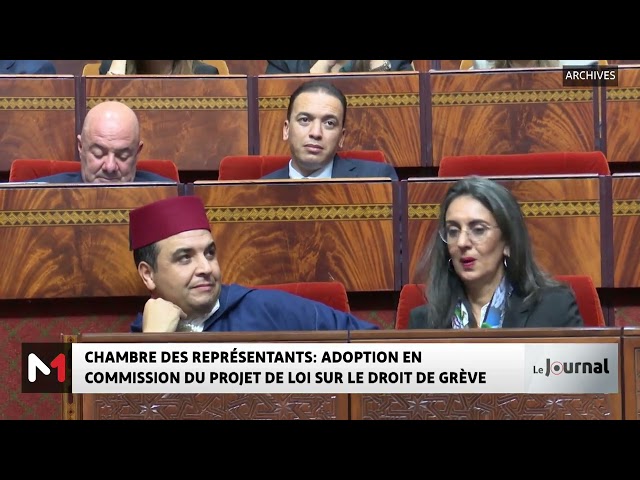 ⁣Chambre des représentants : adoption en commission du projet de loi sur le droit de grève