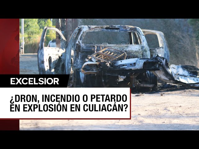 ⁣Chocan distintas versiones sobre explosión en Culiacán, Sinaloa