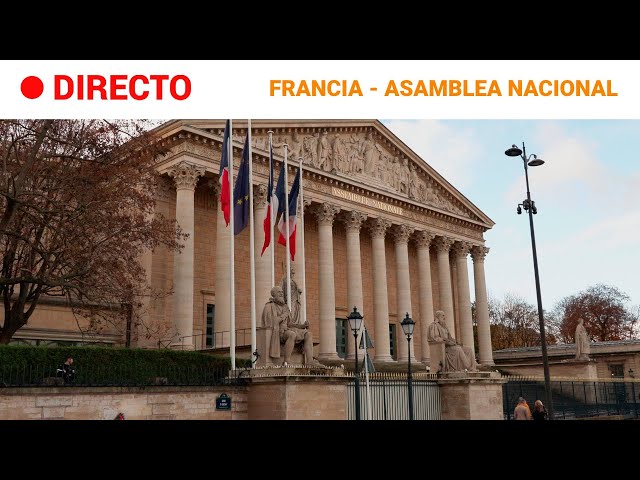 ⁣FRANCIA  EN DIRECTO: La ASAMBLEA NACIONAL vota las MOCIONES de CENSURA | RTVE Noticias