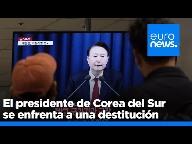 ⁣El presidente de Corea del Sur se enfrenta a una destitución tras decretar la Ley Marcial