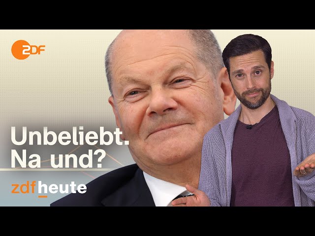 ⁣Der unbeliebte Kanzler – schafft Scholz ein Comeback? | Politbarometer2Go