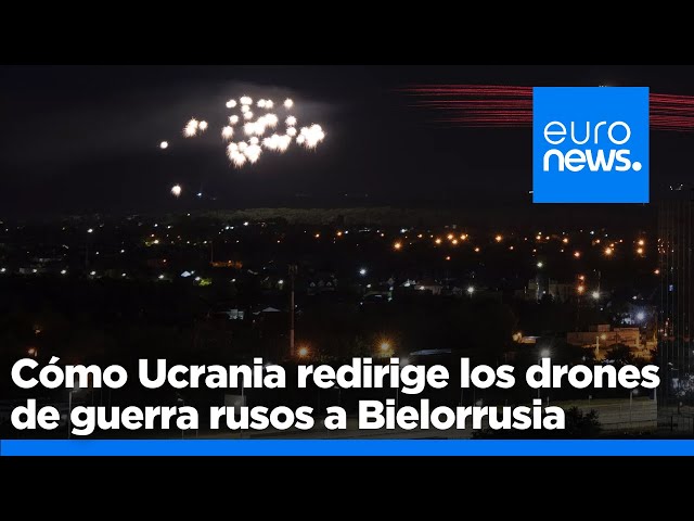 ⁣Perdidos y engañados: Cómo Ucrania redirige drones rusos a Bielorrusia