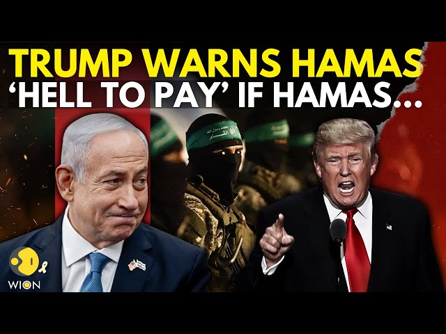 ⁣Israel Hamas War: Donald Trump Stern Warning To Hamas Over Israel Hostage Release | WION LIVE