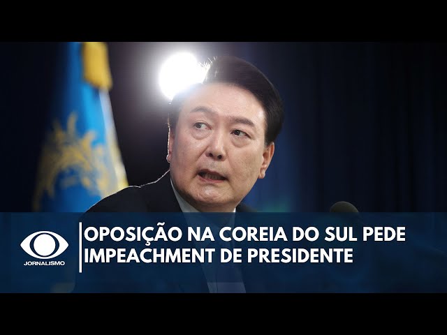 ⁣Oposição na Coreia do Sul pede impeachment após presidente tentar lei marcial | Sala Digital