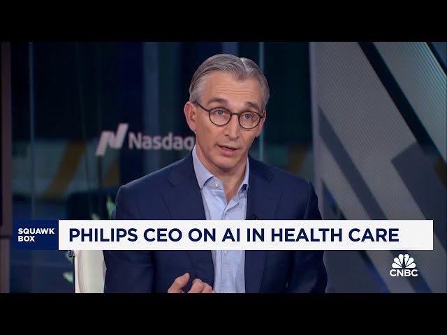 ⁣Philips CEO on AI in health care: We're 'very passionate' about giving time back to t