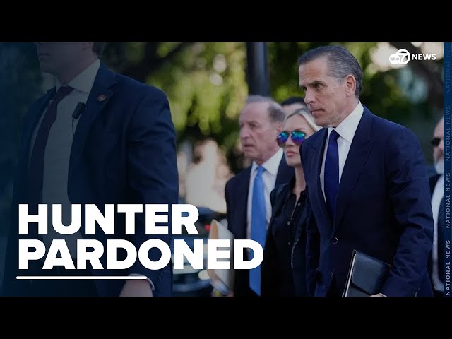 ⁣Biden's decision to pardon son Hunter met with bipartisan backlash