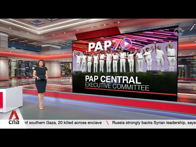 ⁣PAP unveils its new central executive committee; Lawrence Wong officially elected secretary-general