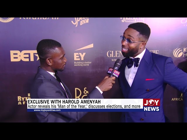 ⁣Exclusive with Harold Amenyah: Actor reveals his 'Man of the Year,' discusses elections, a