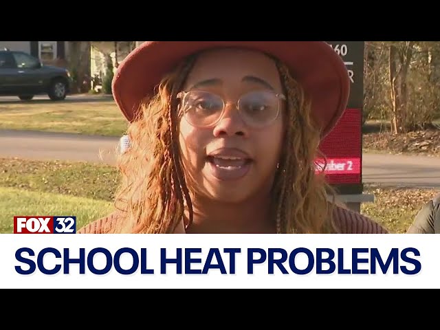 ⁣Chicago area parents speak out after kids endure freezing classrooms