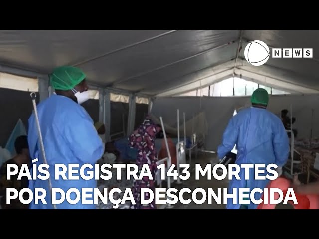 ⁣República Democrática do Congo registra 143 mortes por doença desconhecida