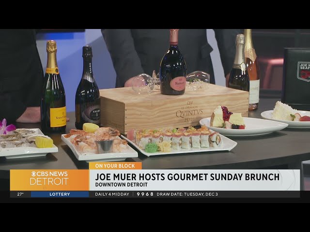 ⁣Joe Muer hosting gourmet Sunday brunch