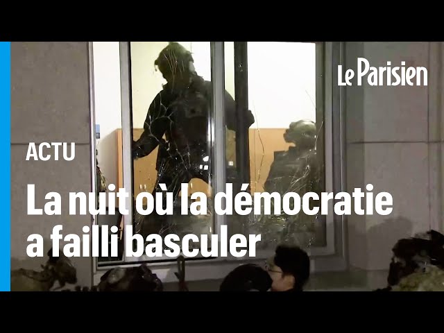 ⁣Corée du Sud : le président menacé de destitution après son coup de force raté