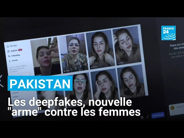 ⁣Pakistan : les deepfakes, une arme numérique qui cible les femmes politiques • FRANCE 24