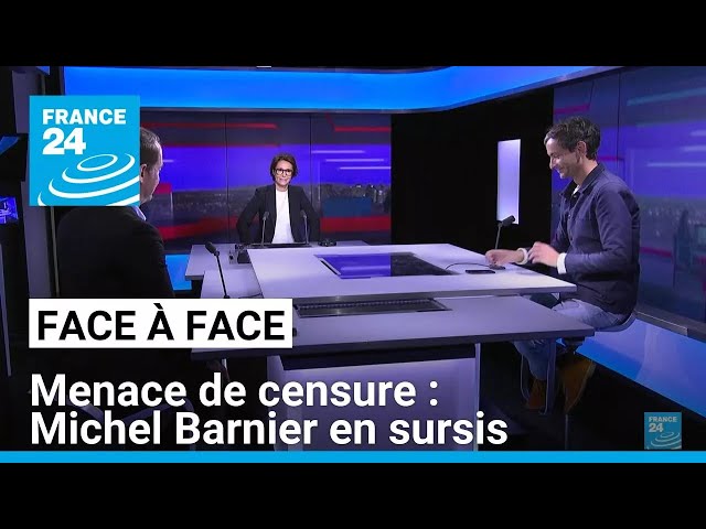 ⁣Menace de censure : le Premier ministre Michel Barnier en sursis • FRANCE 24