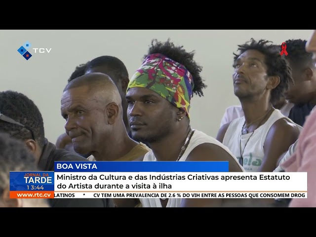 ⁣Boa Vista: Ministro da Cultura apresenta Estatuto do Artista durante a visita à ilha