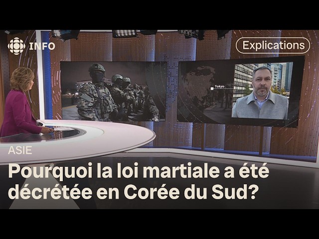 ⁣Loi martiale en Corée du Sud : résumé de ce qui s'est passé