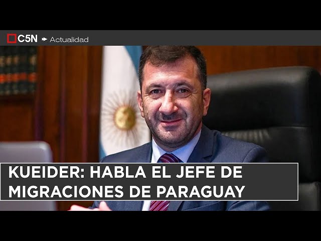 ⁣KUEIDER DETENIDO con 200 MIL DÓLARES: HABLA el DIRECTOR de MIGRACIONES de PARAGUAY