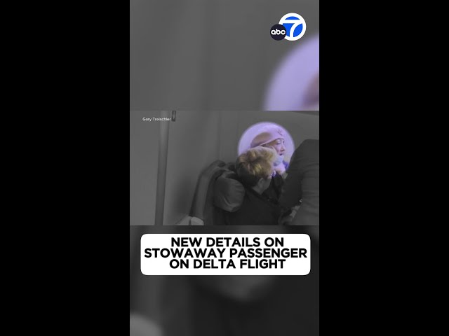 ⁣New details on stowaway who allegedly snuck onto NYC Delta flight to Paris