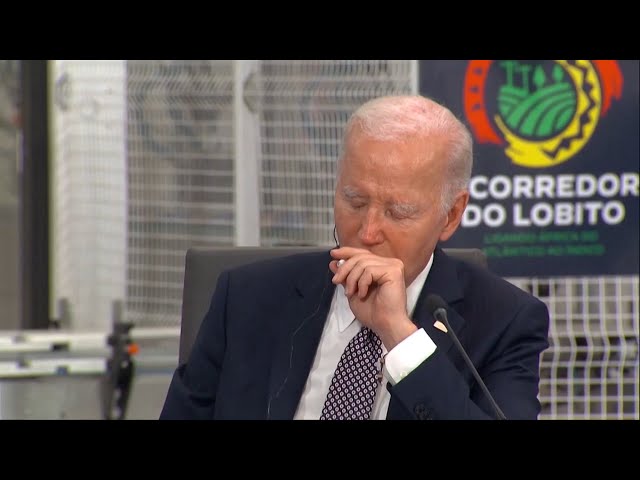 ⁣WATCH: Biden appears to fall asleep during meeting