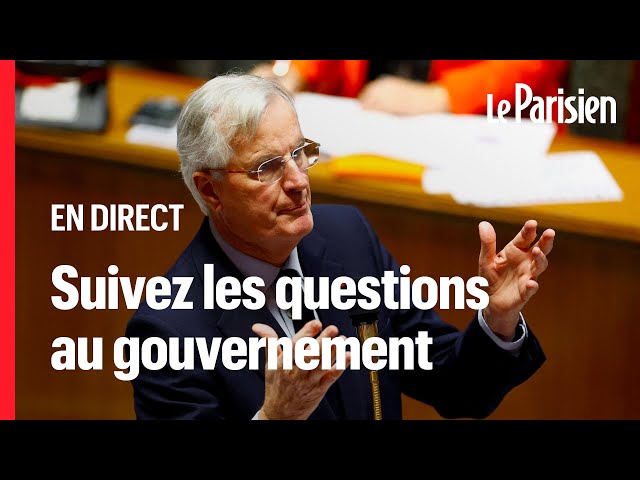 ⁣ EN DIRECT - Le gouvernement Barnier face à la censure