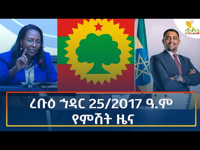 ⁣Ethiopia - Esat Amharic Night time news 4 December 2024