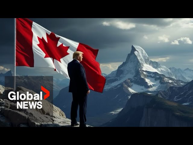 ⁣Trump sparks internet frenzy with bizarre 'O Canada' photo