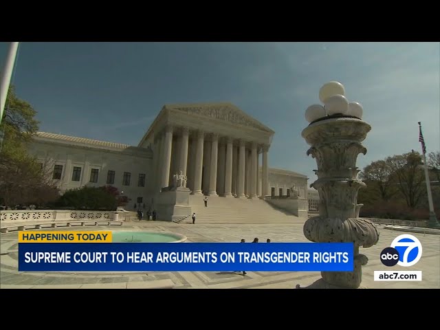 ⁣Transgender rights case lands at Supreme Court