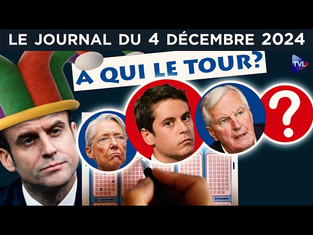 ⁣Macron-Barnier : la censure change de camp - JT du mercredi 4 décembre 2024